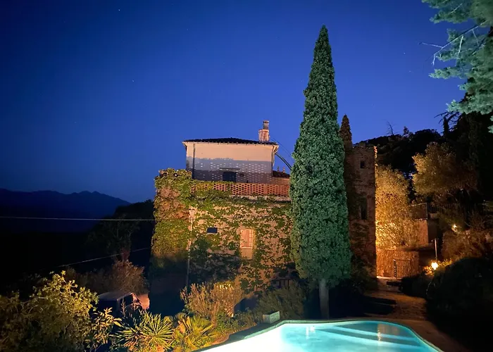 Πανσιόν Chateau De La Sybille, Vue Imprenable Sur Le Canigou Et Les Orgues D'ille Sur Tet *